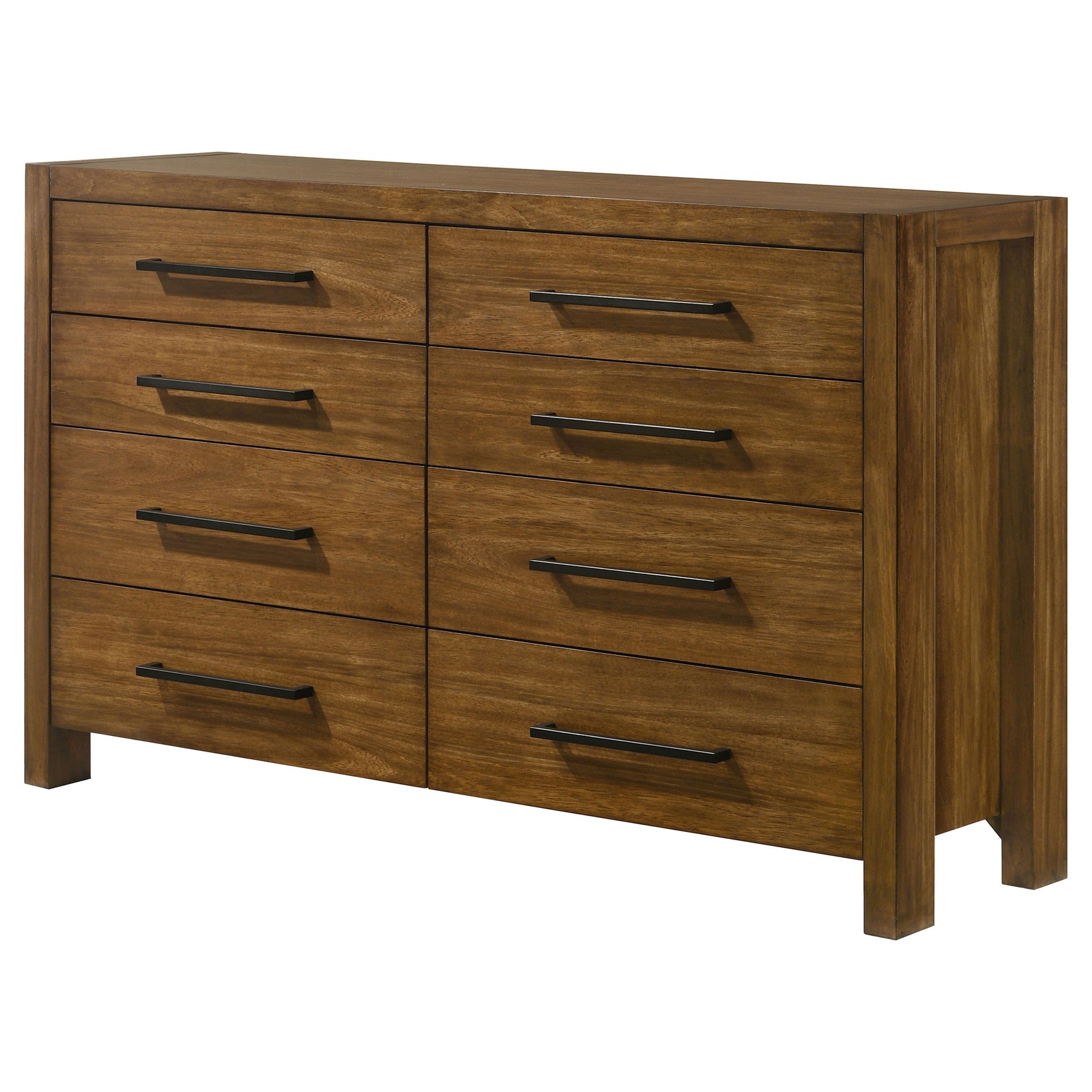 Adderley Warm Brown 8-drawer Bedroom Dresser Cabinet - Ornate Home
