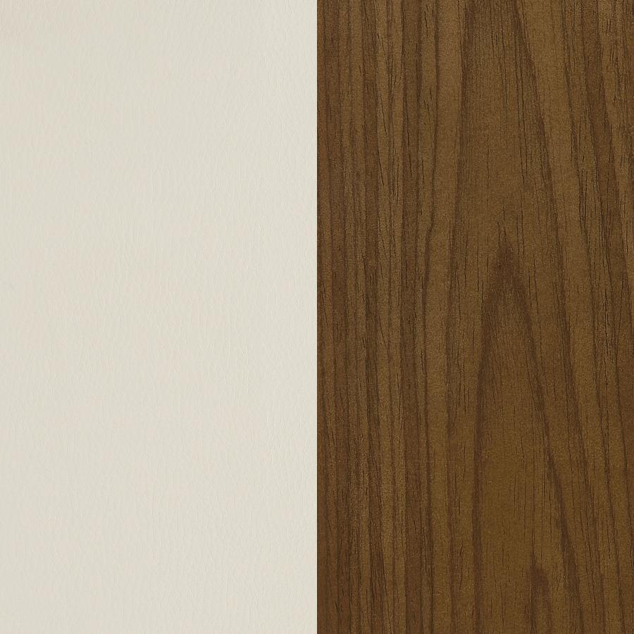 Addington Ecru & Chrome Office Chair - Ornate Home