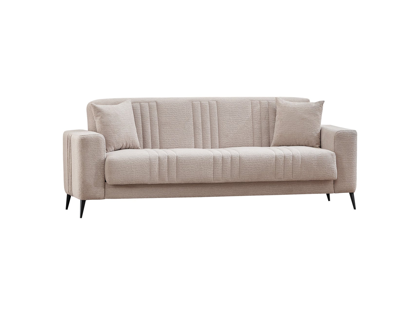 Adela Cream 3-pieces (Sofa & Loveseat & Chair) Living Room Set