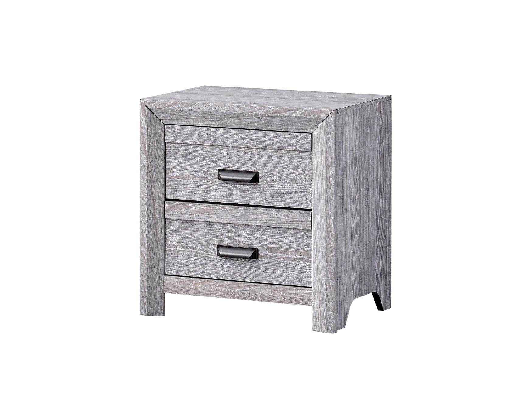 Adelaide Driftwood Upholstered Panel Bedroom Set - Ornate Home