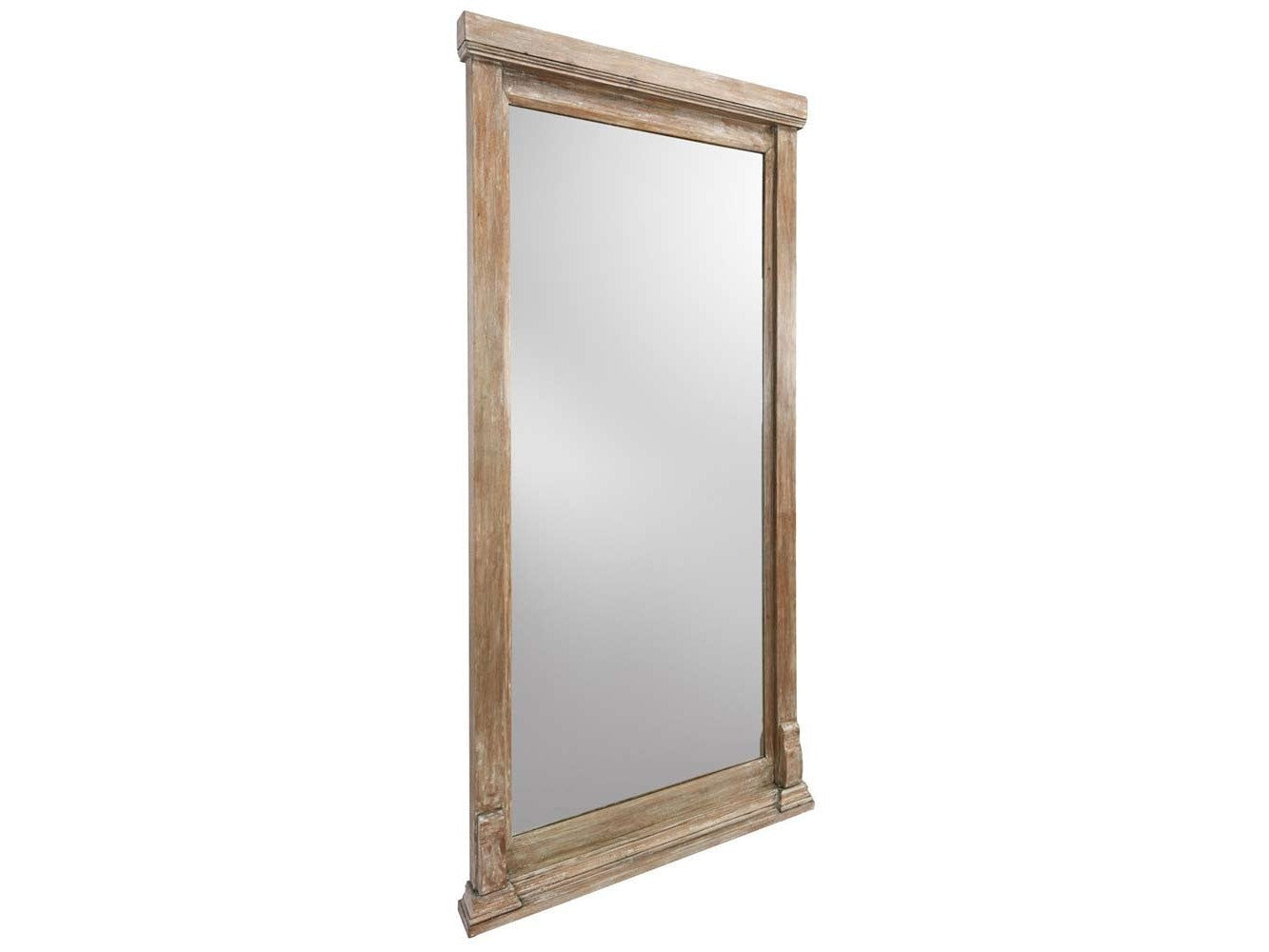Adelaide Natural Floor Mirror - Ornate Home