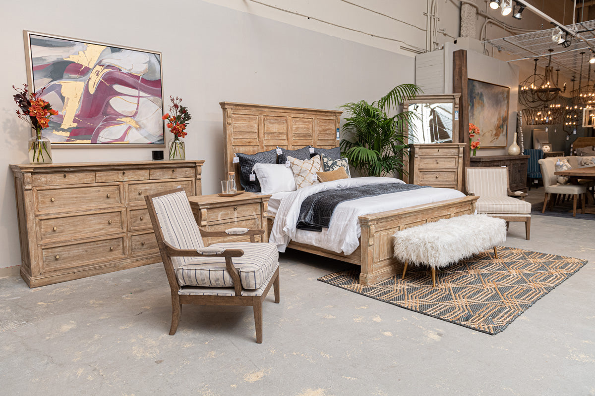 Adelaide Natural Whitewash Dresser - Ornate Home