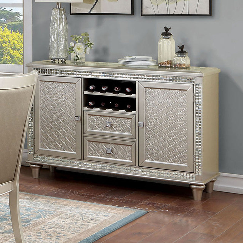 Adelina Champagne Server - Ornate Home