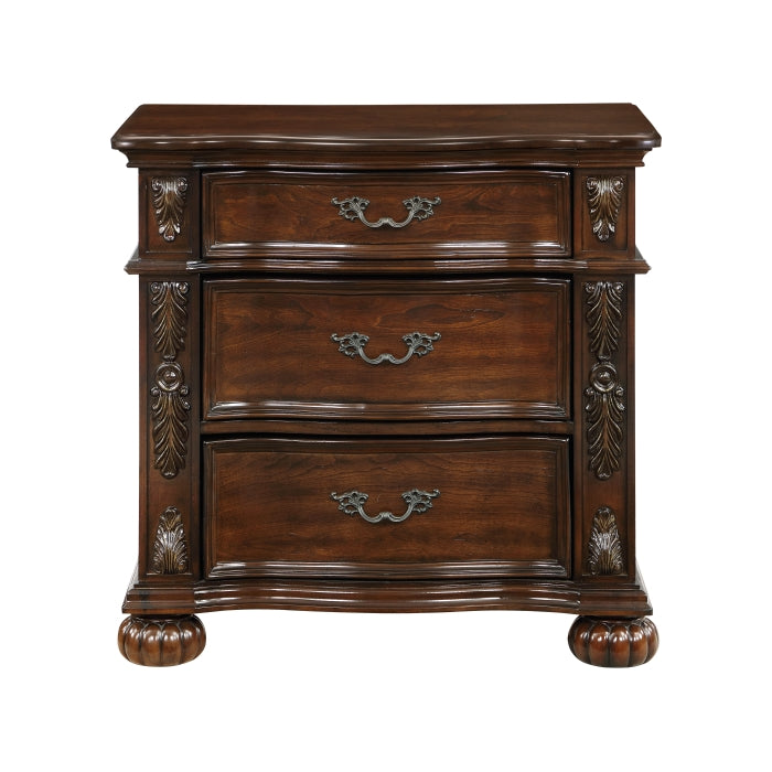 Adelina Cherry Nightstand - Ornate Home