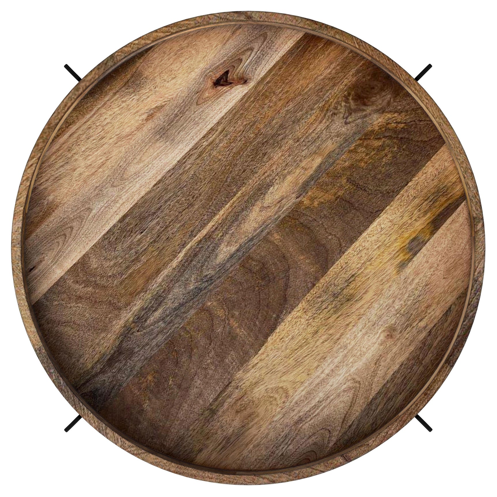 Adhvik Natural / White Coffee Table - Ornate Home