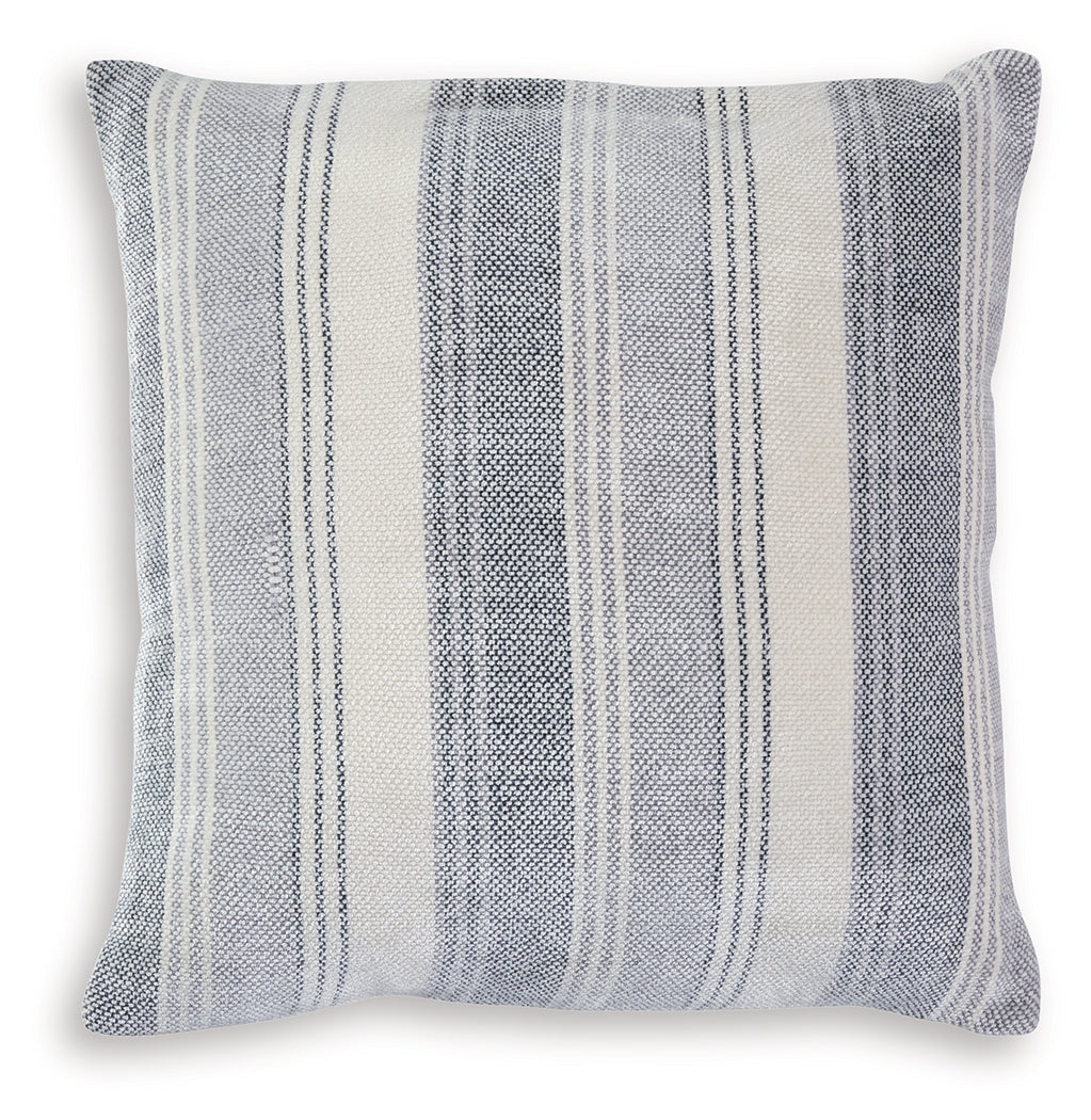 Adikus Blue/Gray/White Pillow (Set of 4) (Online Special Price) - Ornate Home