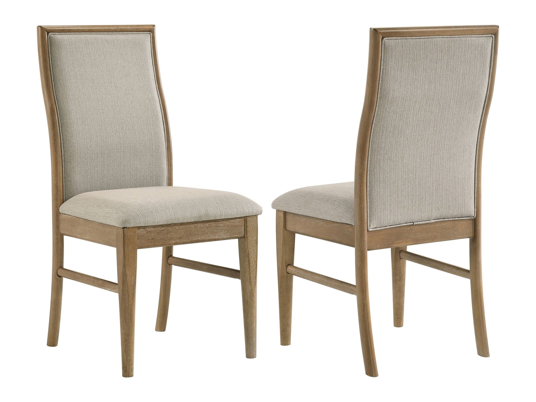 Adina Barley Upholstered Dining Side Chair(Set of 2) - Ornate Home