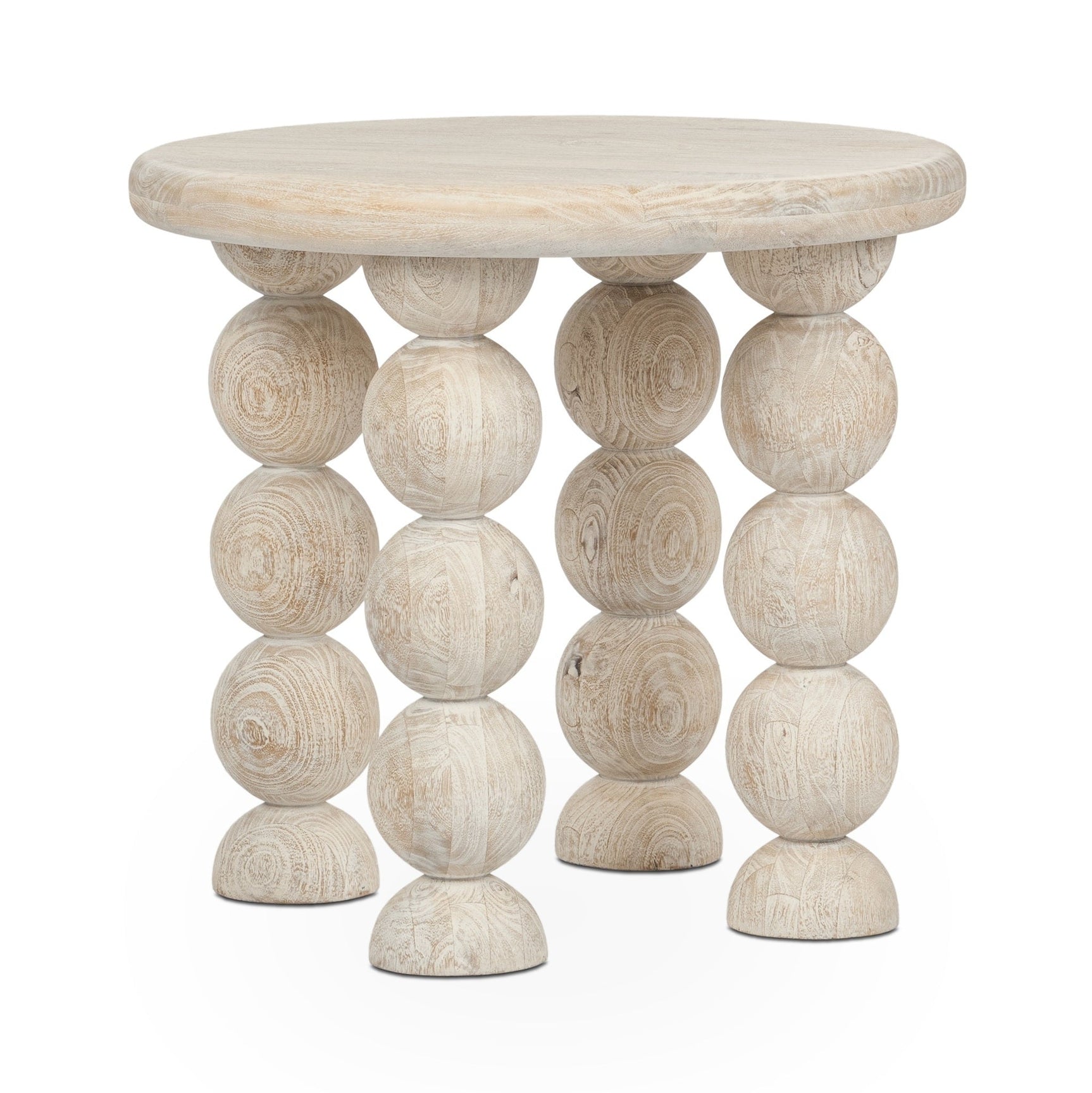 Adir Cream End Table - Ornate Home