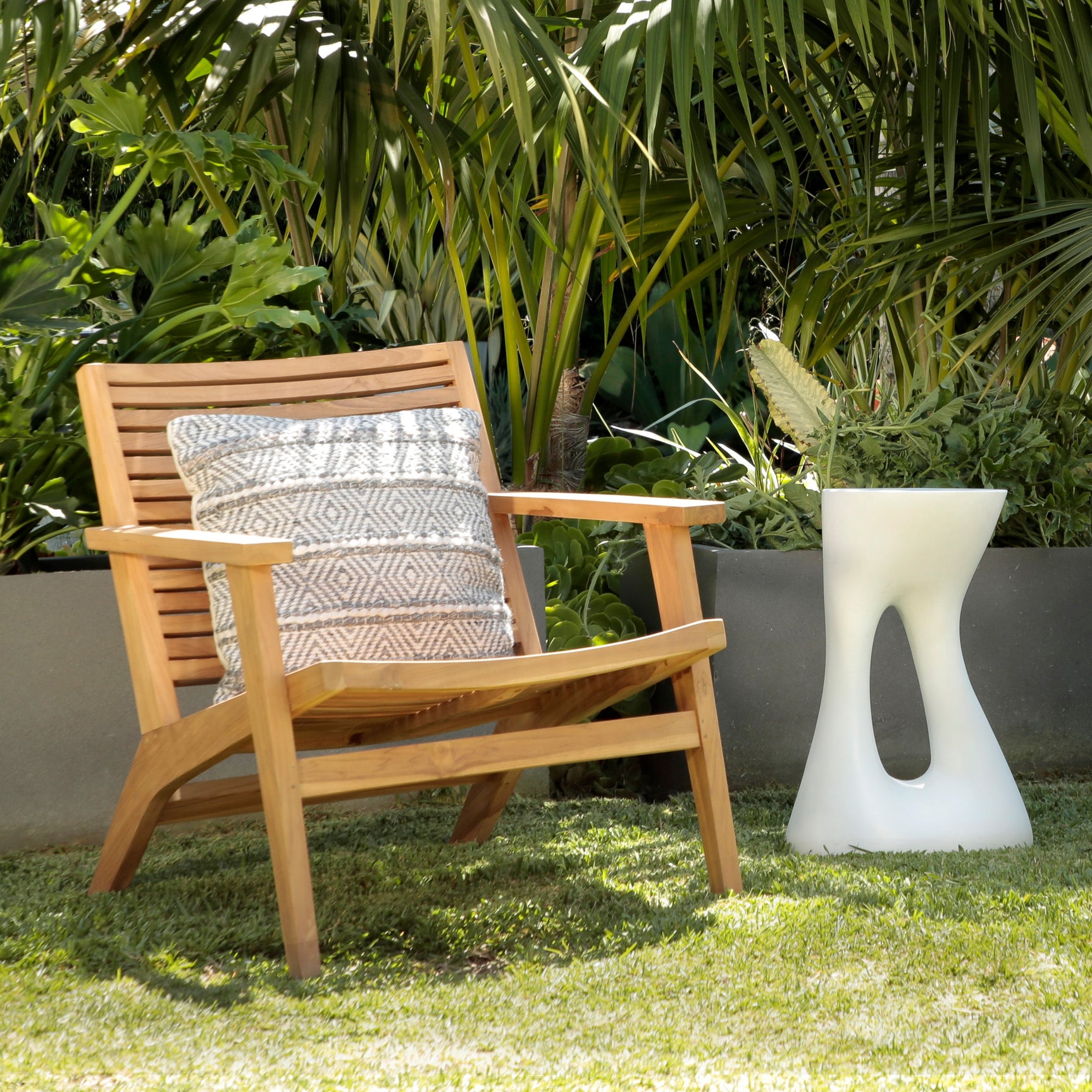 Adir Grey/Ivory Outdoor Pillow - Ornate Home