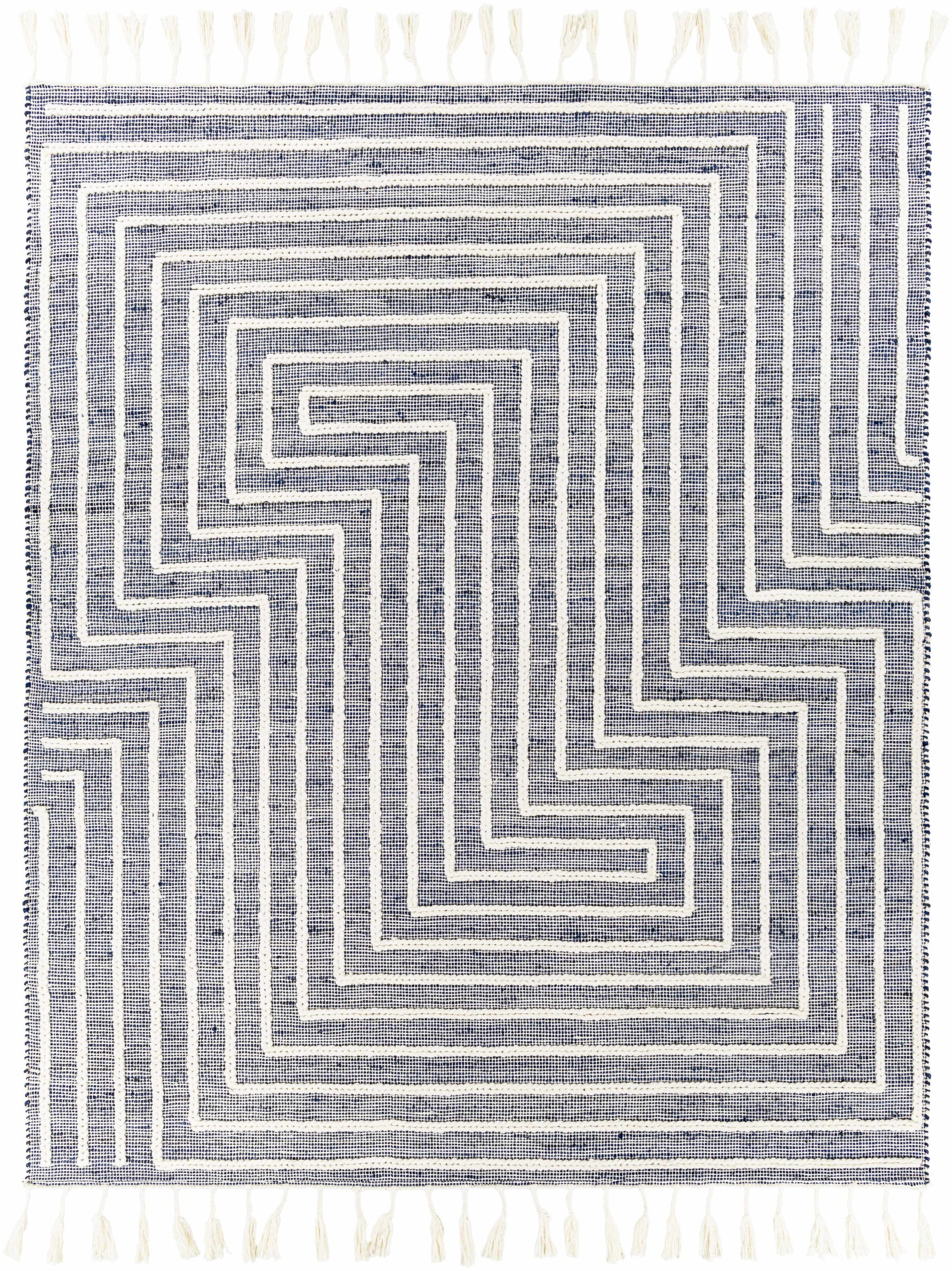 Aditya Tasseled Jute&Wool Carpet - Clearance - Ornate Home