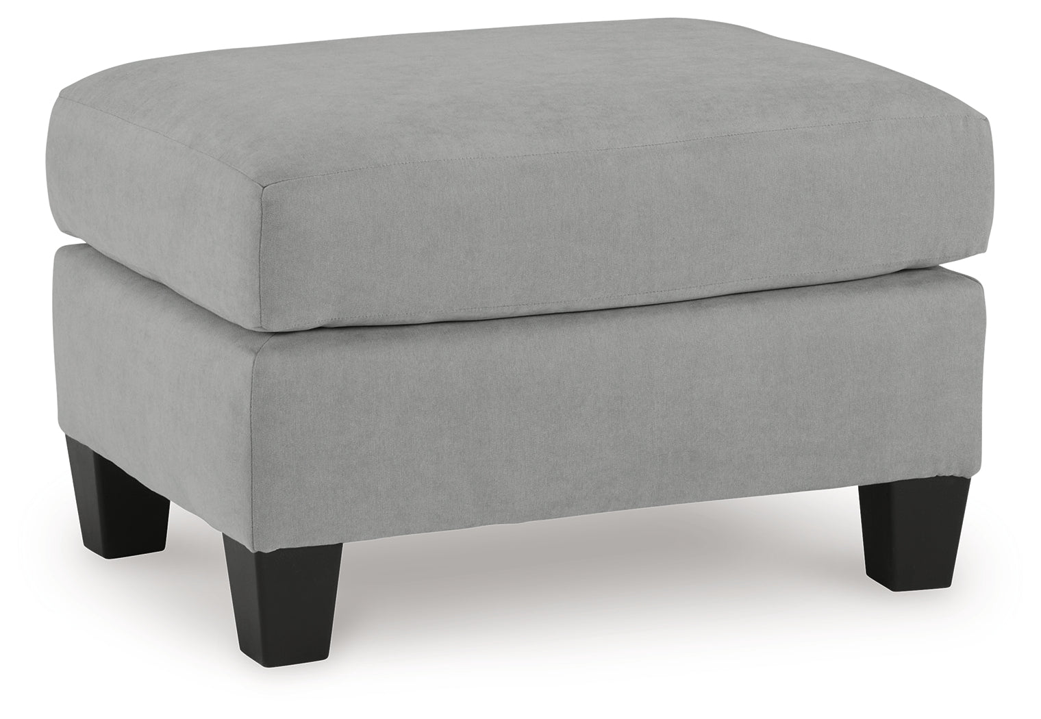 Adlai Gray Ottoman - Ornate Home
