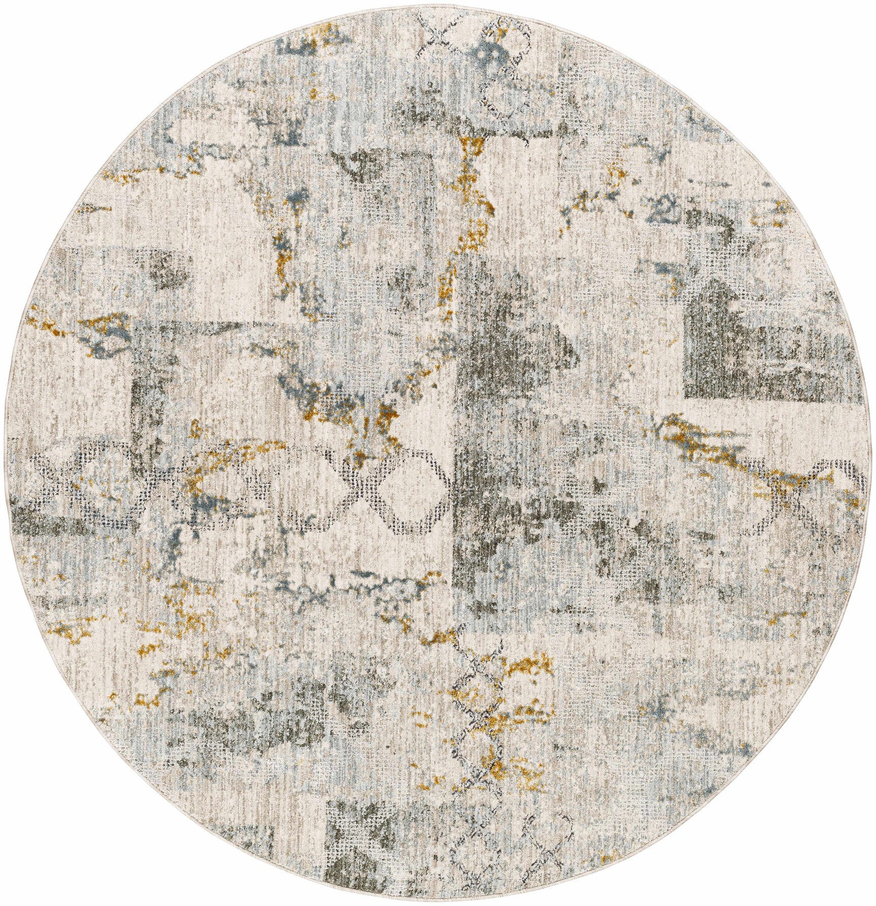 Adlai Textured Rug with Fringes - Ornate Home