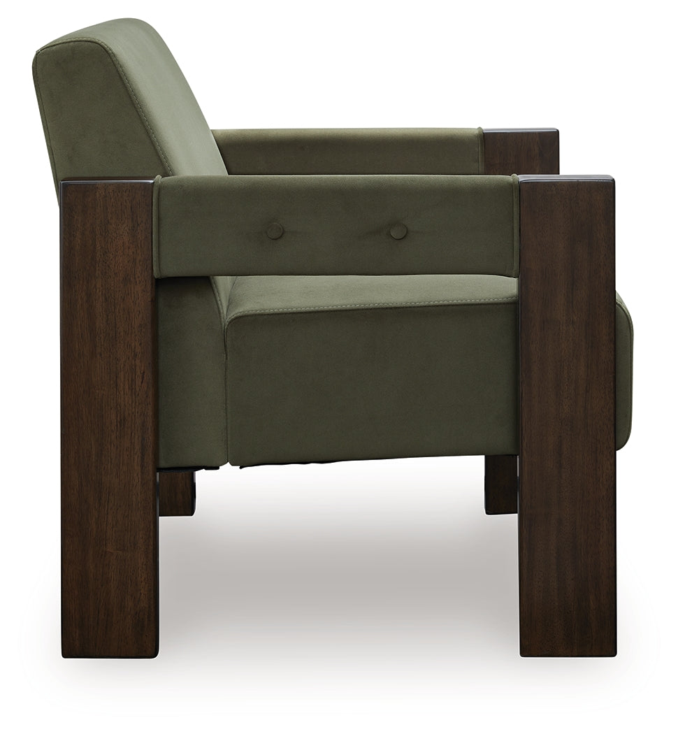 Adlanlock Olive Accent Chair - Ornate Home