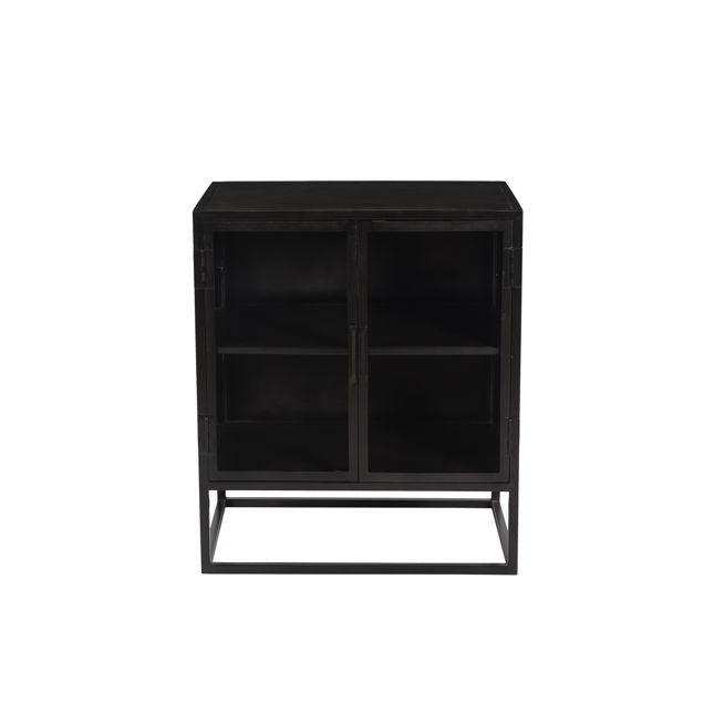 Adler Black Side Table - Ornate Home