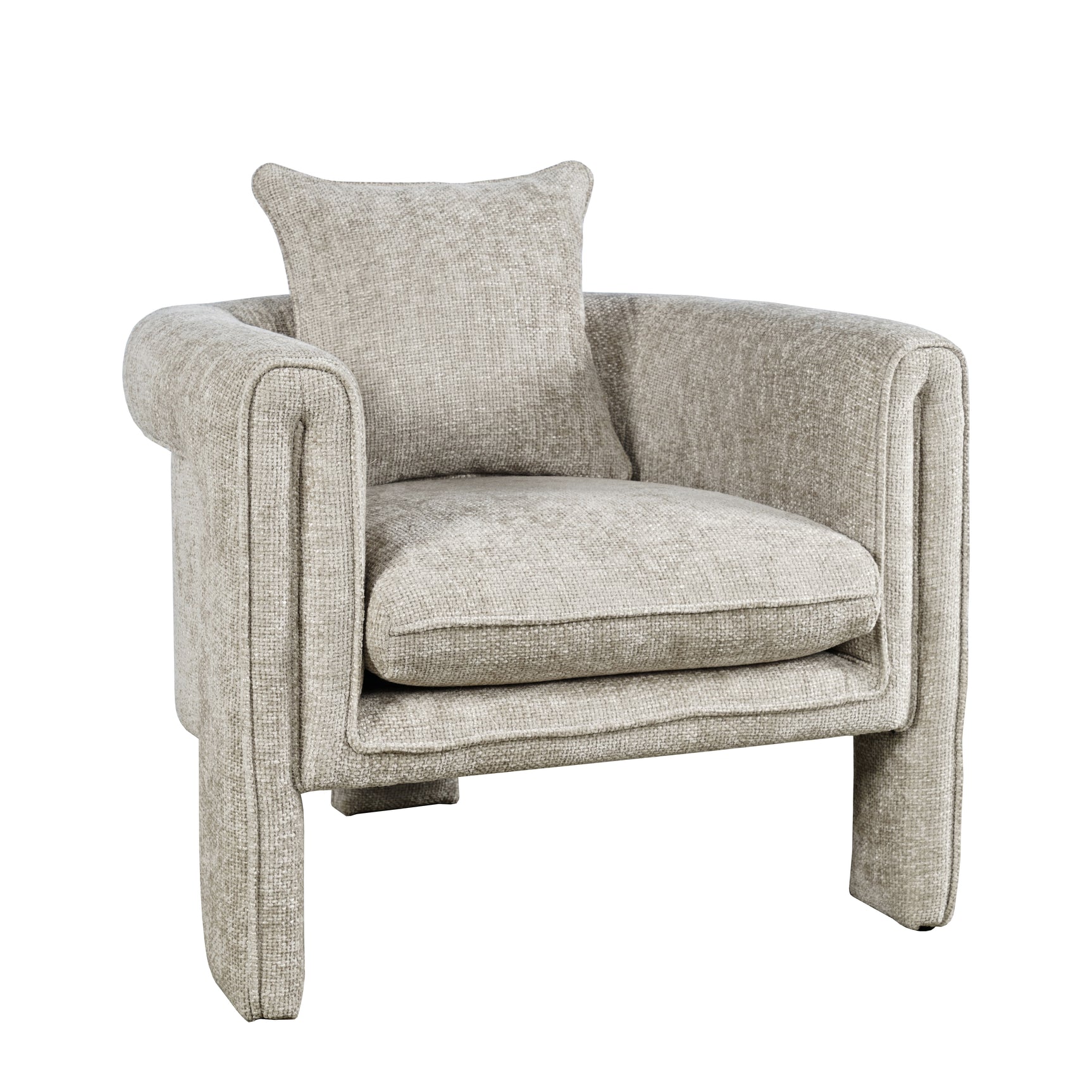Adley Oyster Accent Chair - Ornate Home