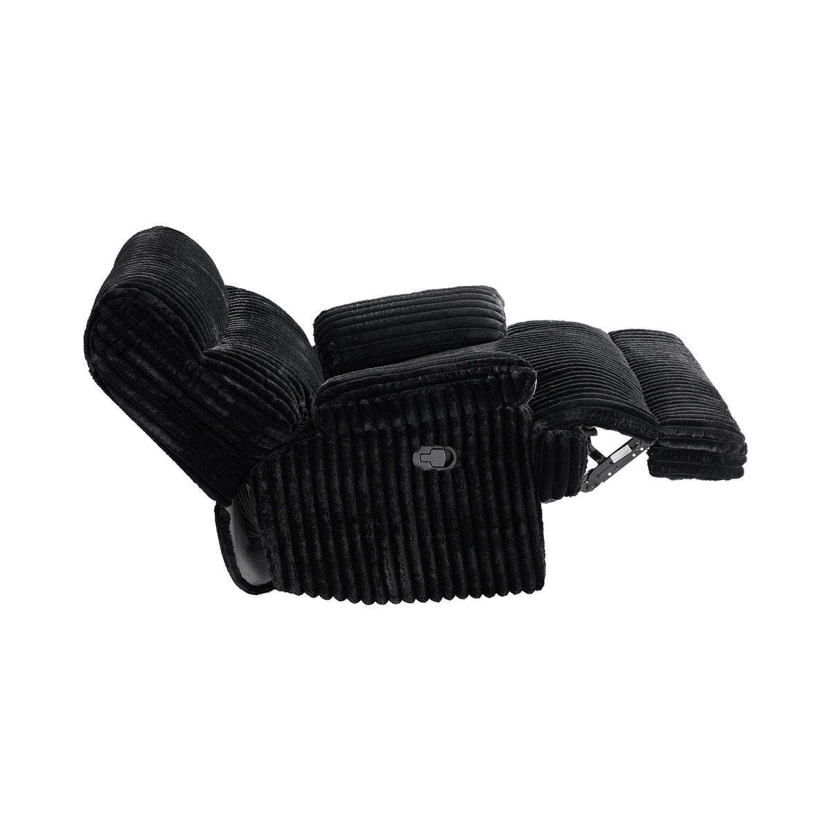 Admiral Masis Black Motion Recliner - Ornate Home