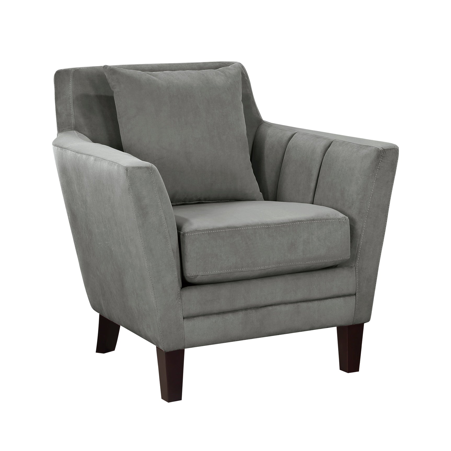 Adore Gray Accent Chair - Ornate Home