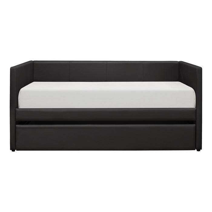 Adra Black Daybed with Trundle - Ornate Home