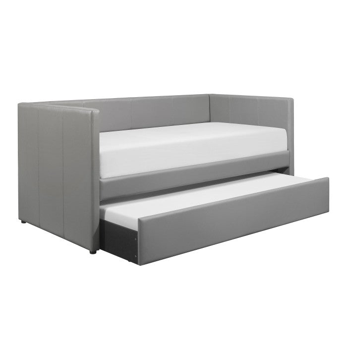 Adra Gray Daybed with Trundle - Ornate Home
