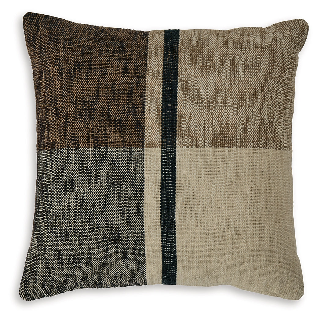 Adrielton Black/Brown/Tan Pillow (Online Special Price) - Ornate Home