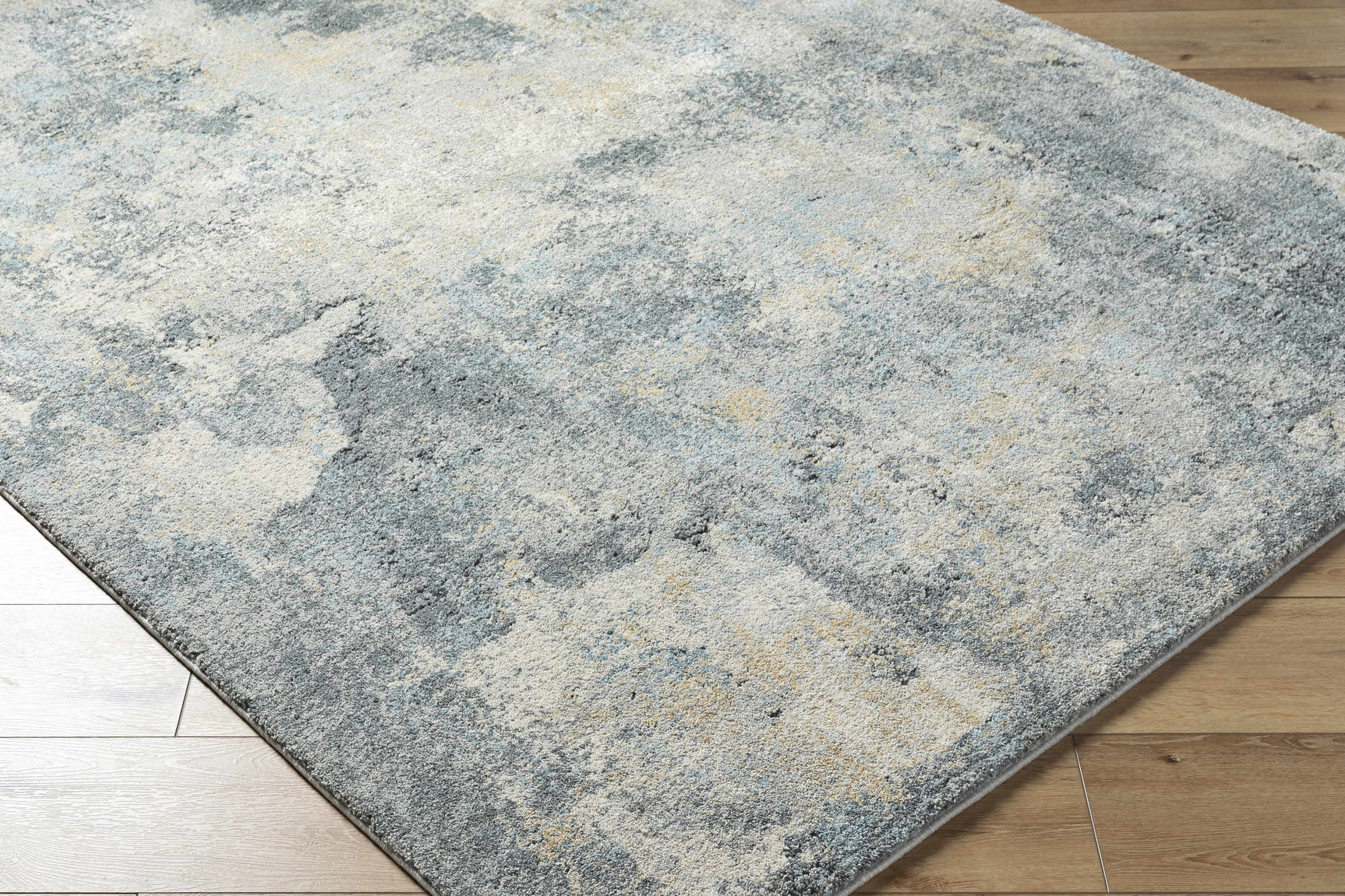 Adsila Teal Blue Thick Luxe Rug - Ornate Home