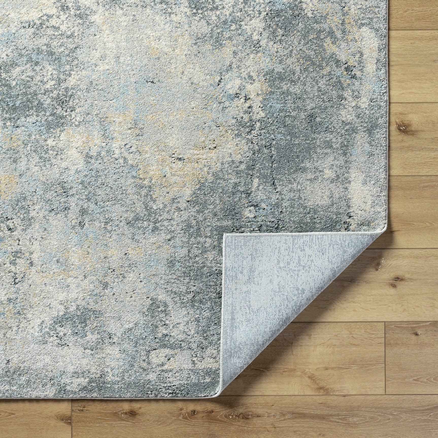 Adsila Teal Blue Thick Luxe Rug - Ornate Home