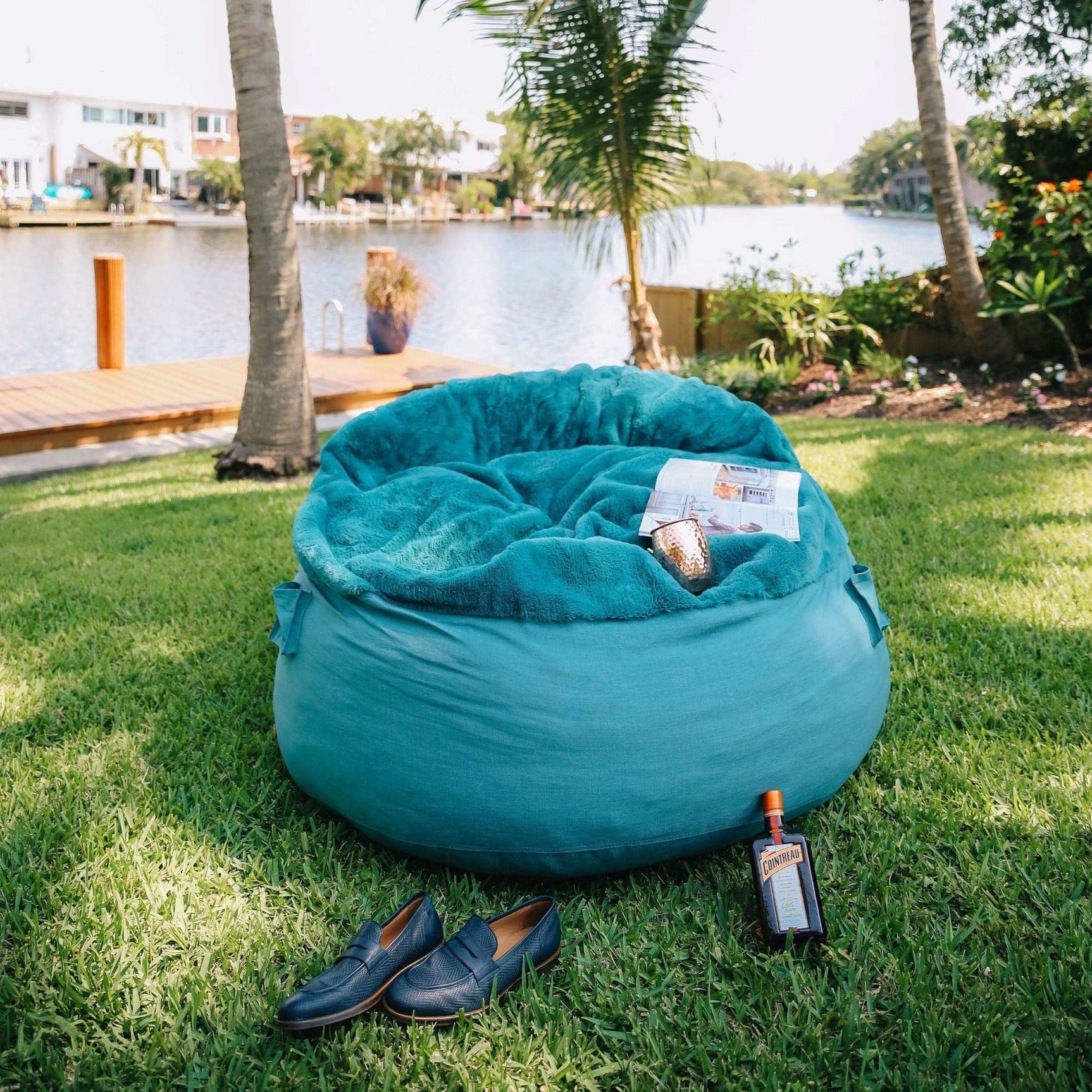Adult Bean Bag Chair - Full - NEST Bunny Fur - Ornate Home