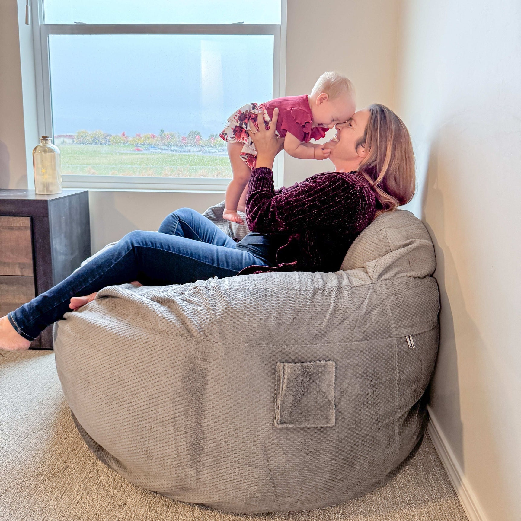 Adult Bean Bag Chair - King - NEST Chenille - Ornate Home