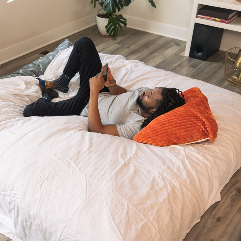 Adult Bean Bag Chair - King - NEST Terry Corduroy - Ornate Home