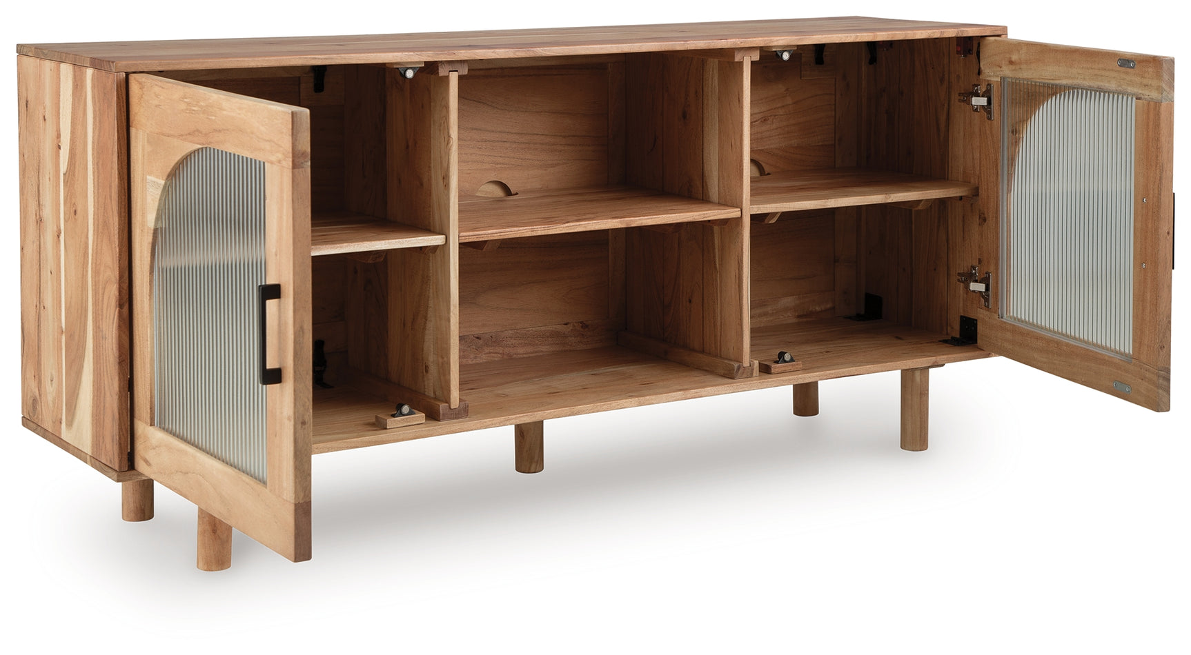 Adway Natural Brown Accent Cabinet - Ornate Home