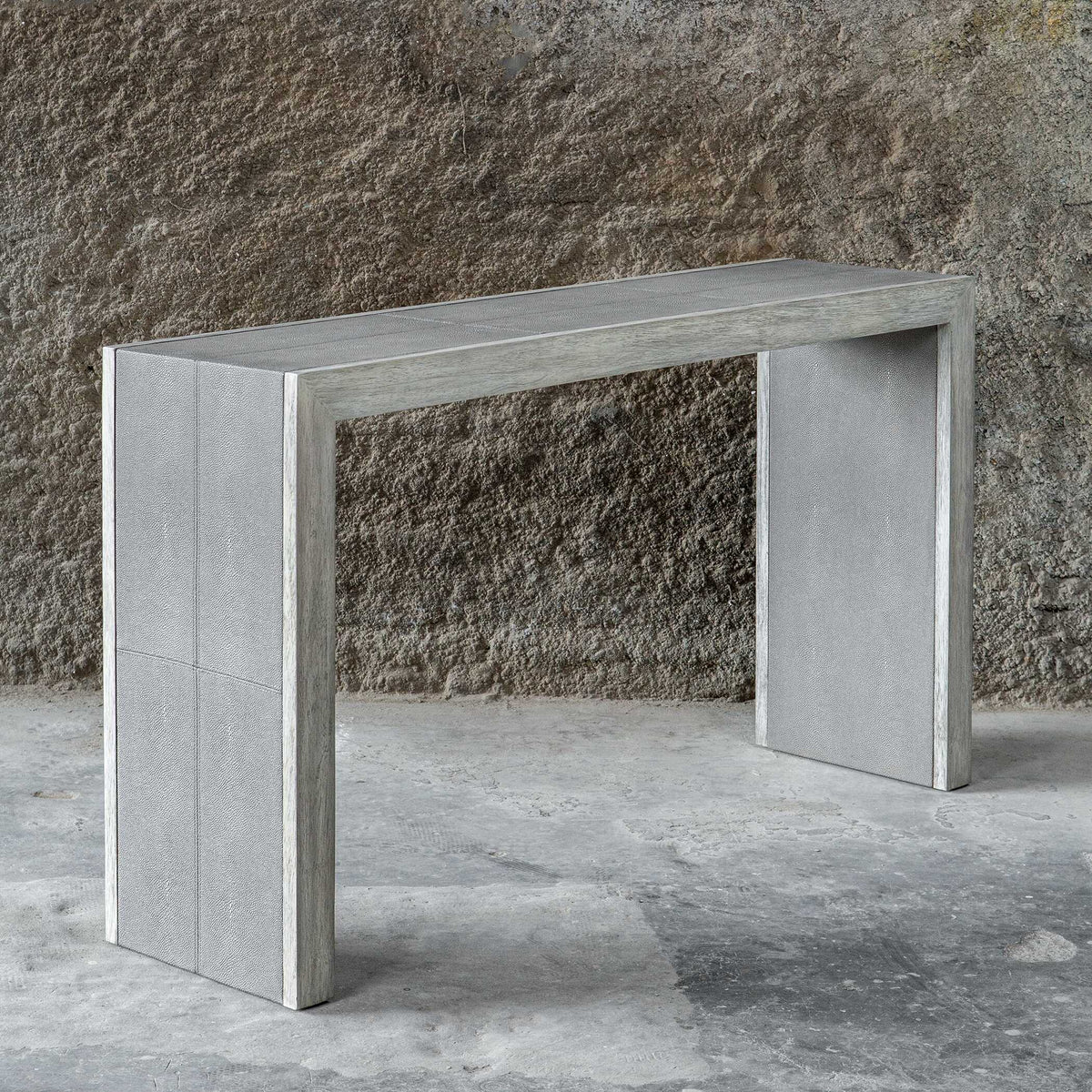 Aerina Aged Gray Console Table - Ornate Home