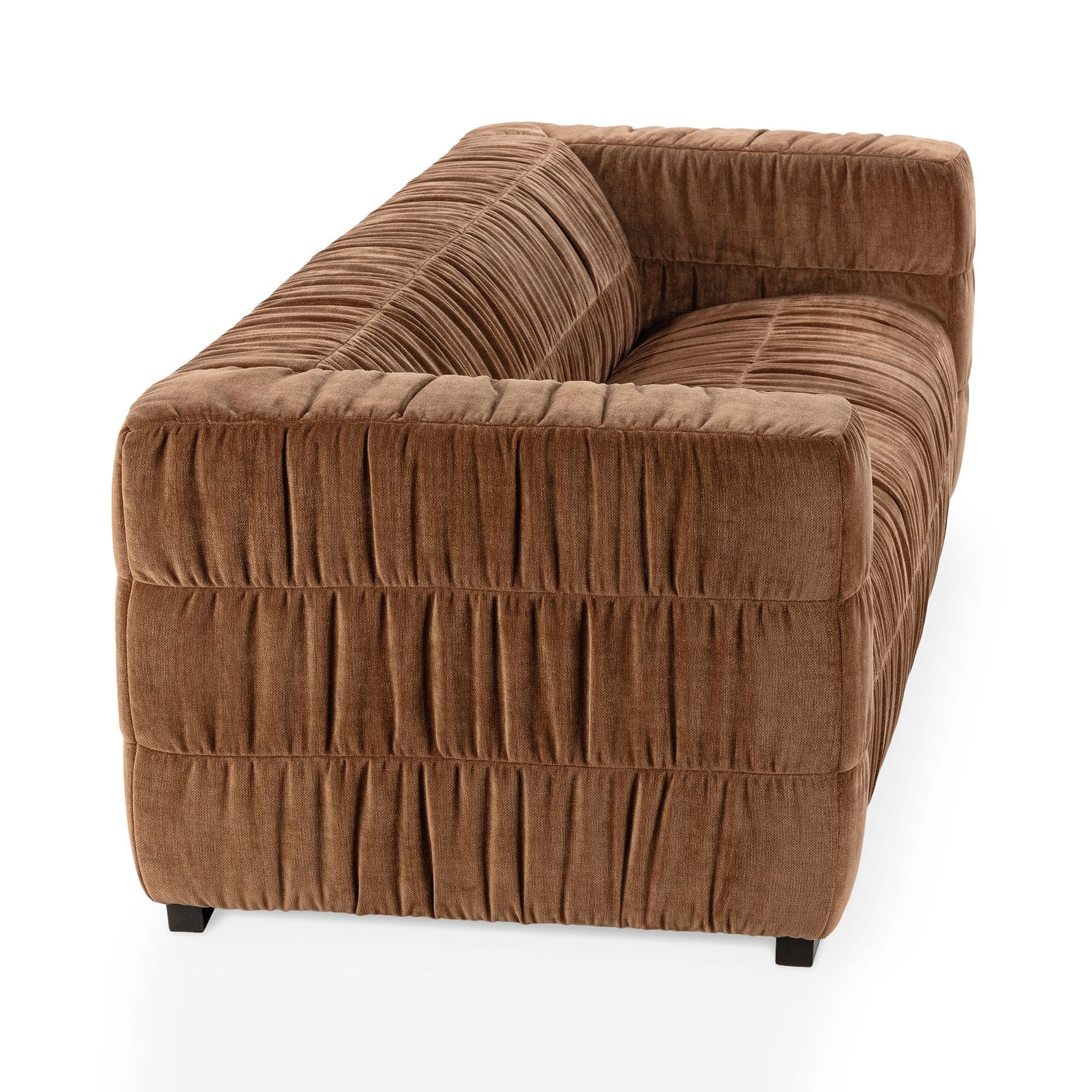 Afeela Bronze Upholstered Sofa - Ornate Home
