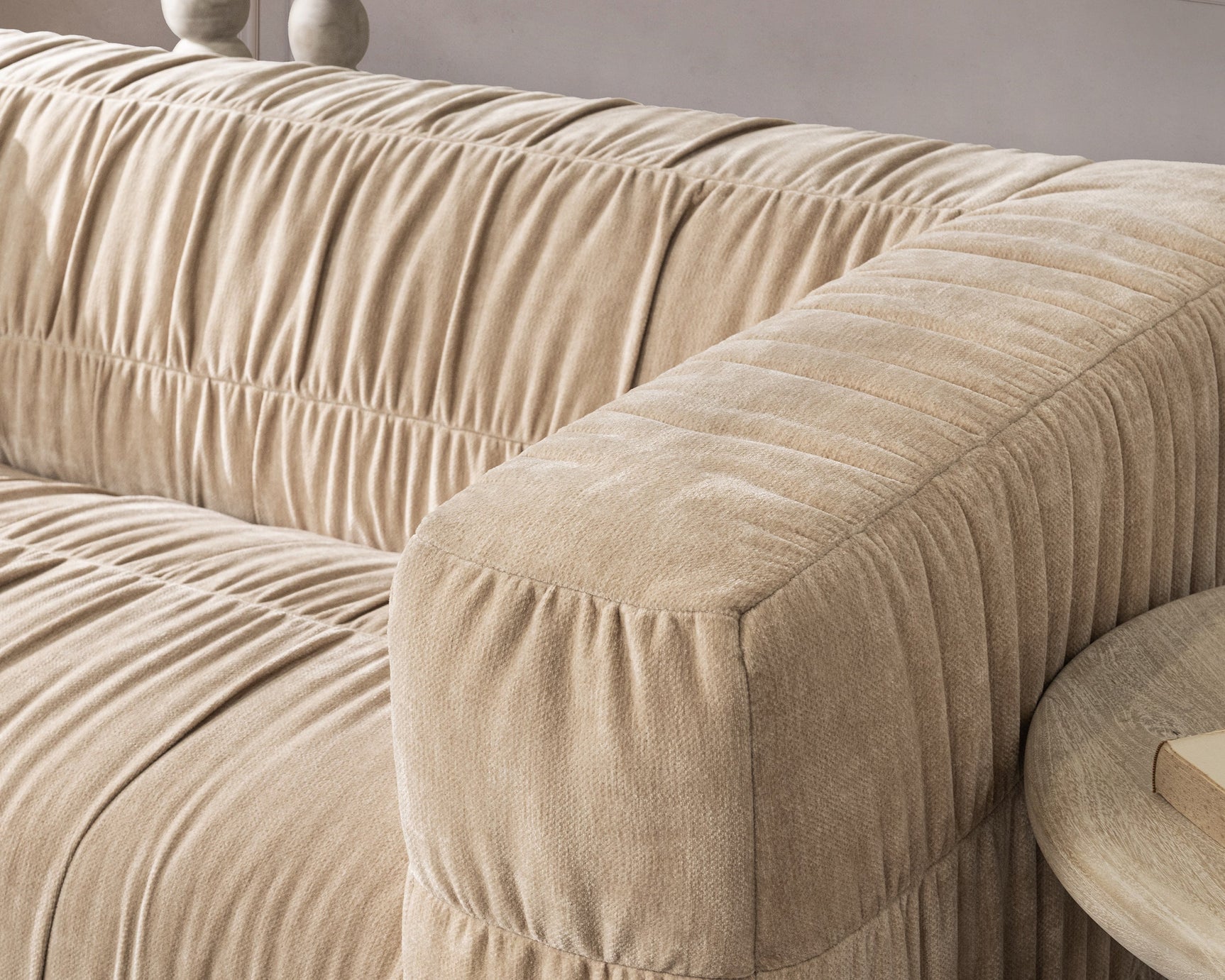 Afeela French Vanilla Sofa - Ornate Home