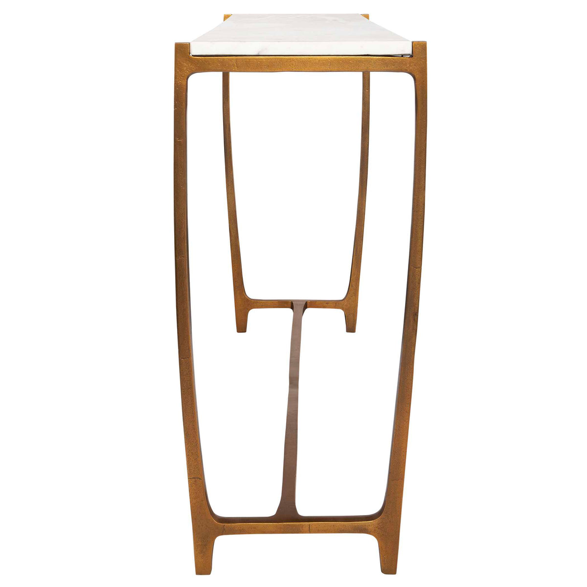 Affinity White Marble Console Table - Ornate Home