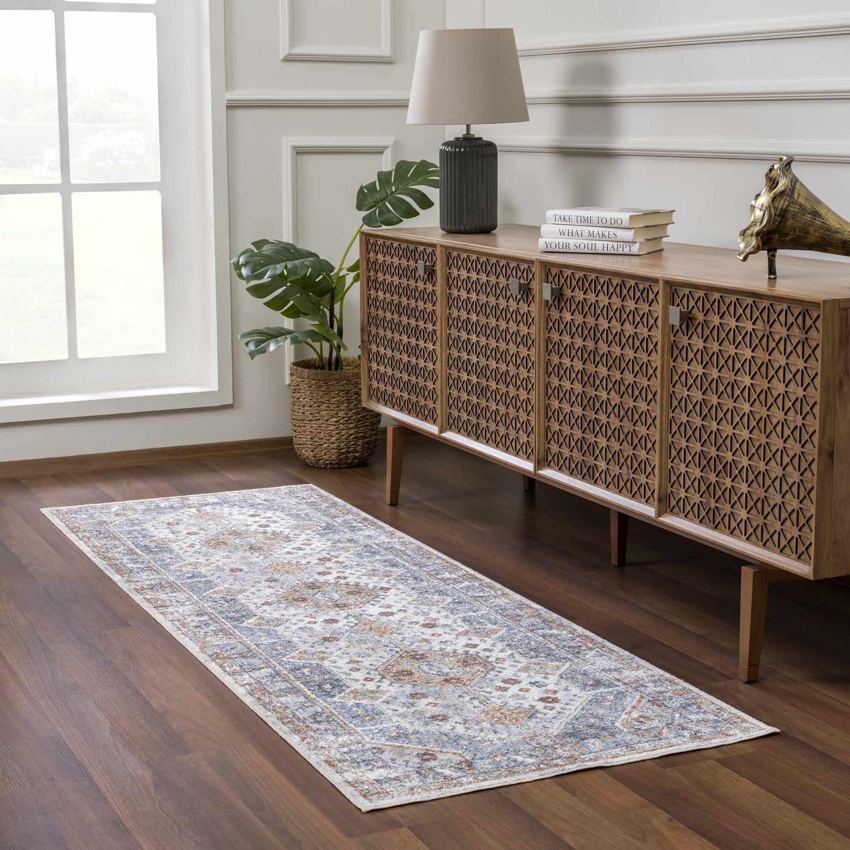 Afya Washable Area Rug - Ornate Home