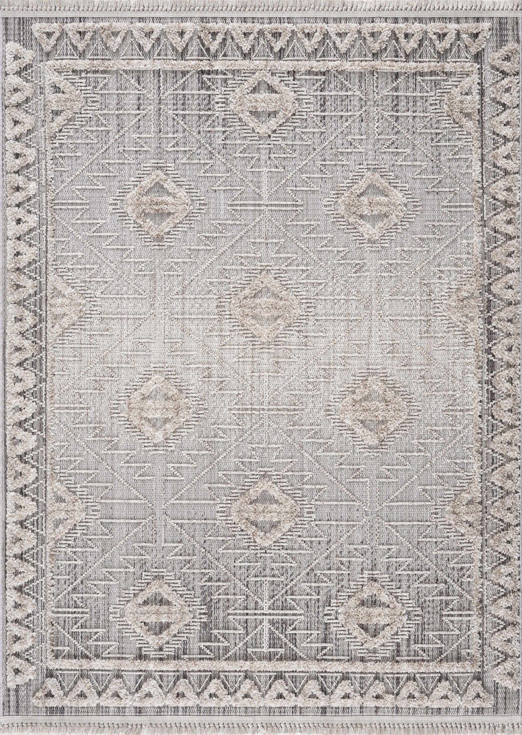Agoo High-Low Pile Rustic Rug - Ornate Home
