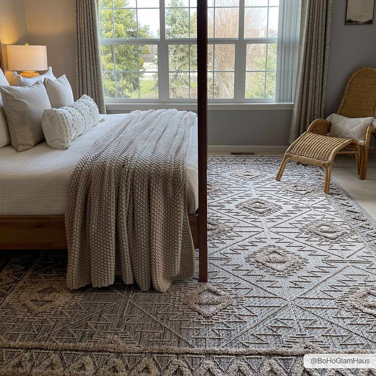 Agoo High-Low Pile Rustic Rug - Ornate Home