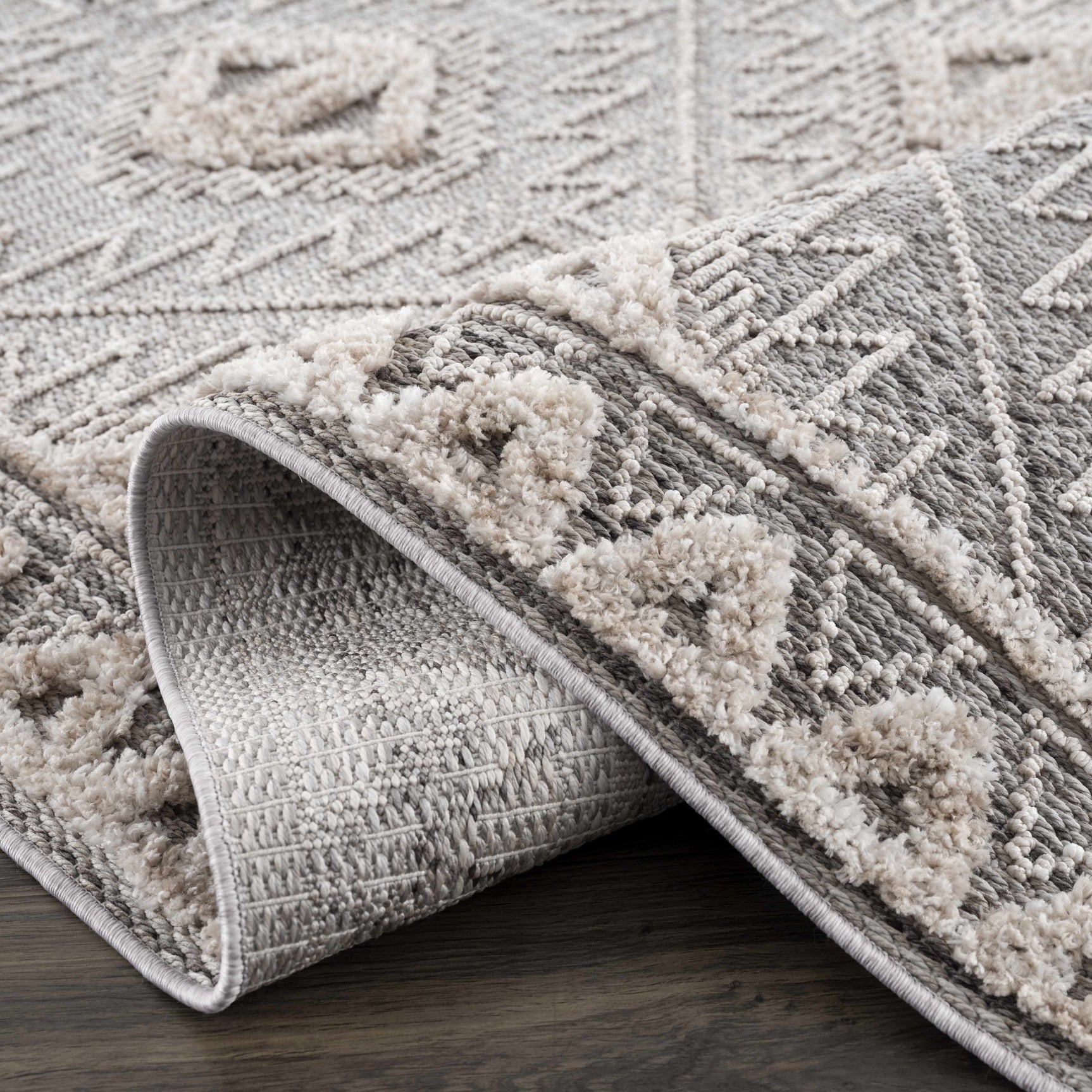 Agoo High-Low Pile Rustic Rug - Ornate Home
