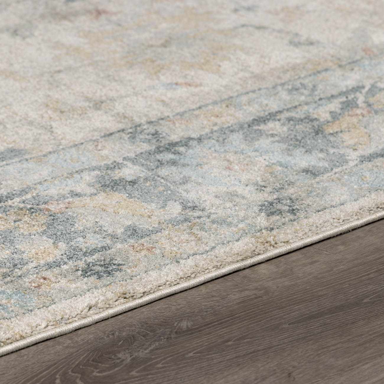 Ahmaud Beige & Light Gray Thick Luxe Area Rug - Ornate Home