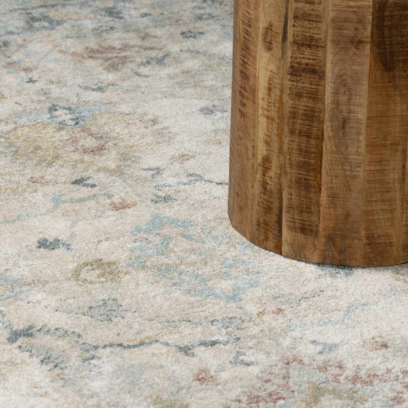Ahmaud Beige & Light Gray Thick Luxe Area Rug - Ornate Home