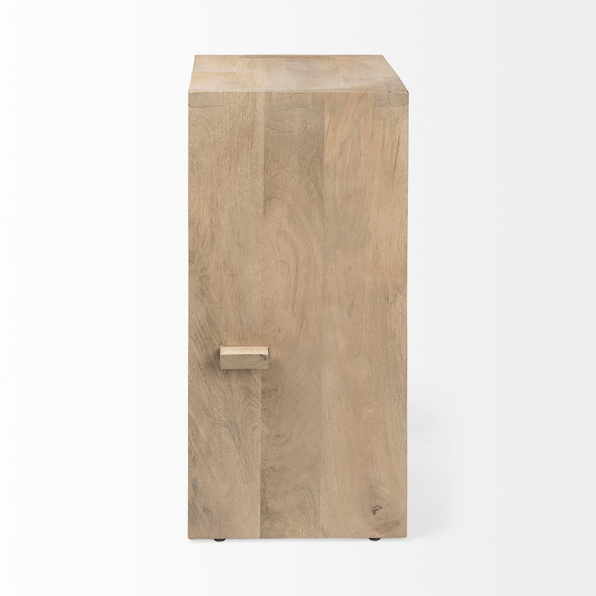 Aida Light Brown Wood Bar Stool - Ornate Home