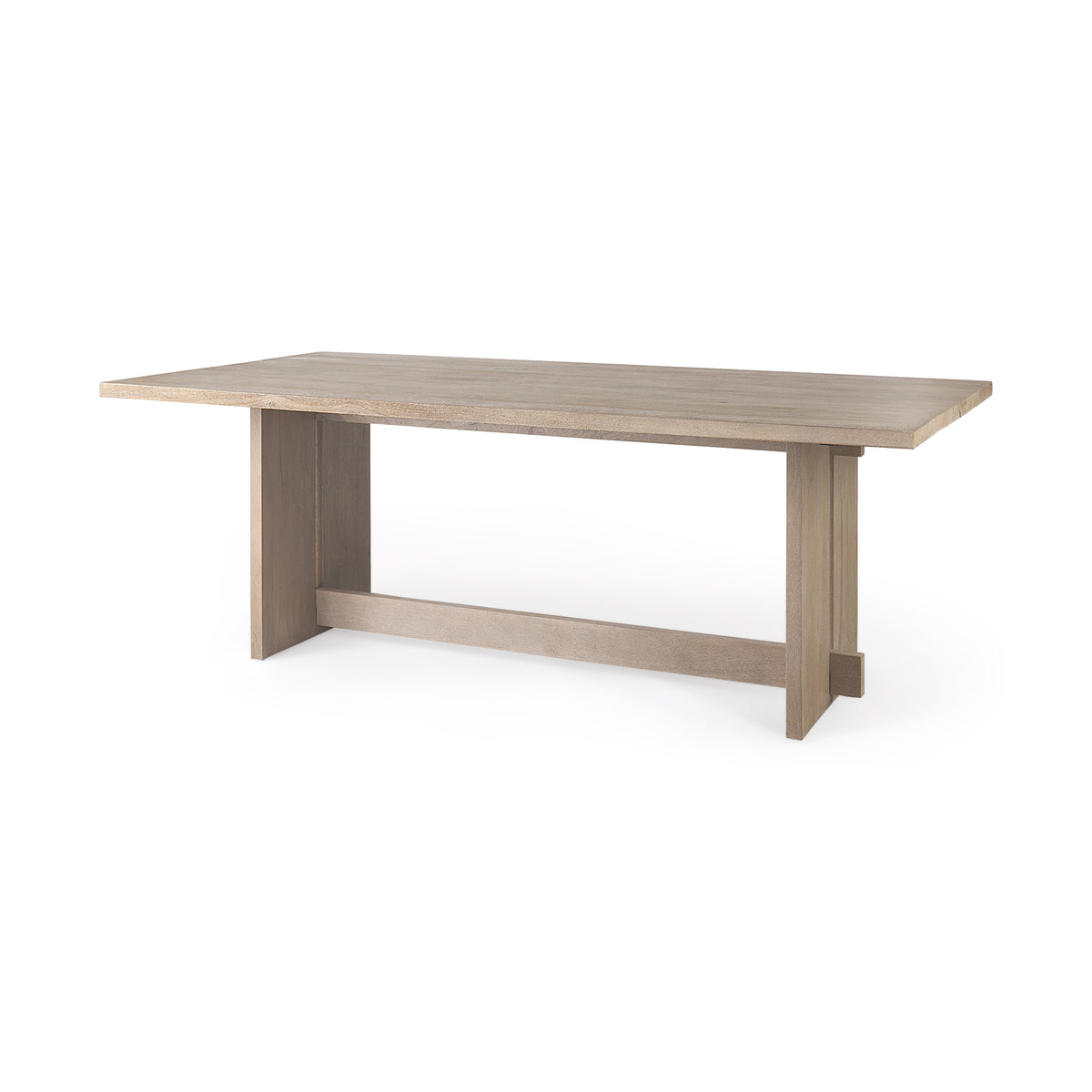 Aida Light Gray Rectangular Dining Table - Ornate Home
