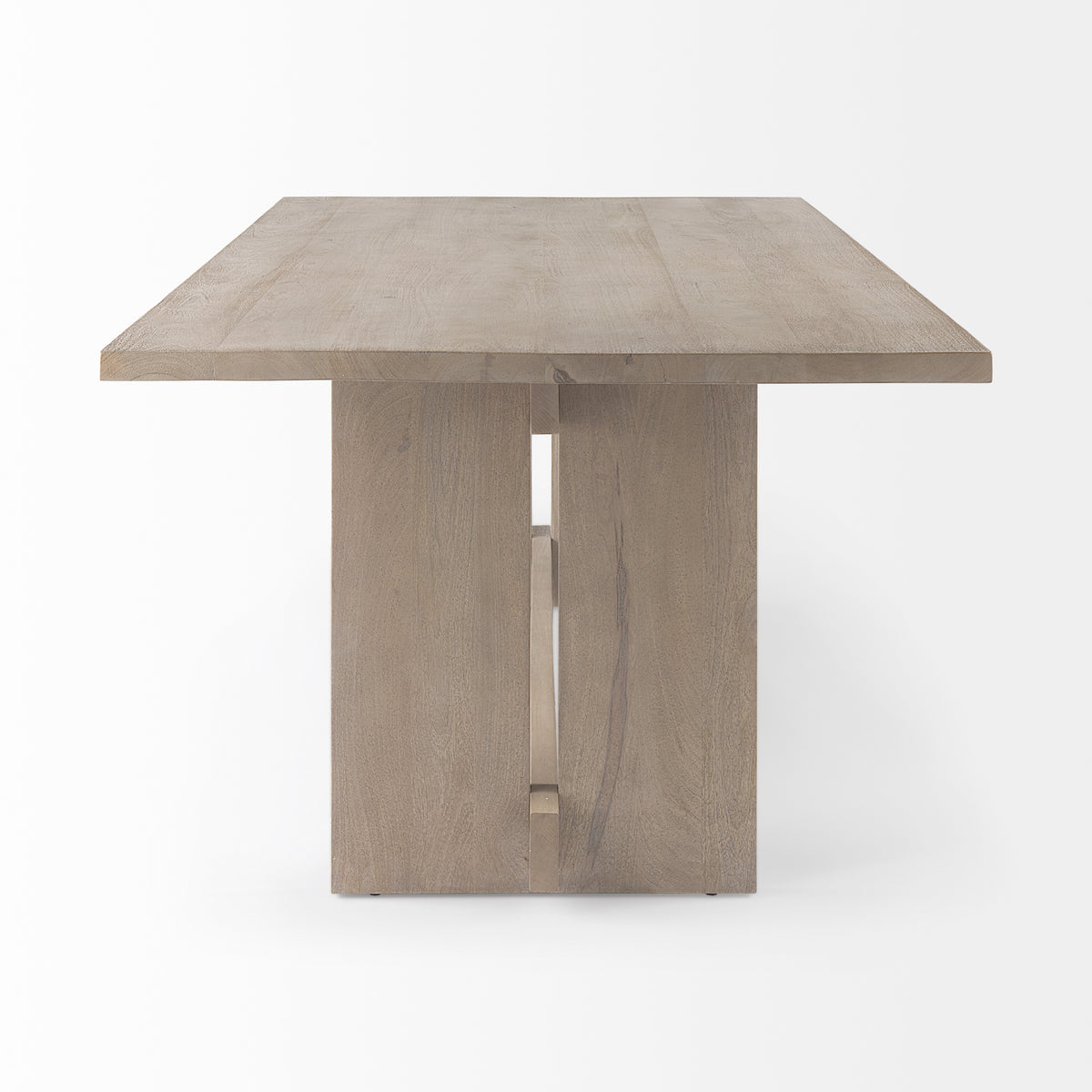 Aida Light Gray Rectangular Dining Table - Ornate Home
