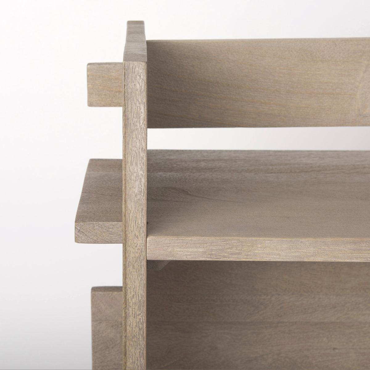 Aida Light Gray Wood Console Table - Ornate Home