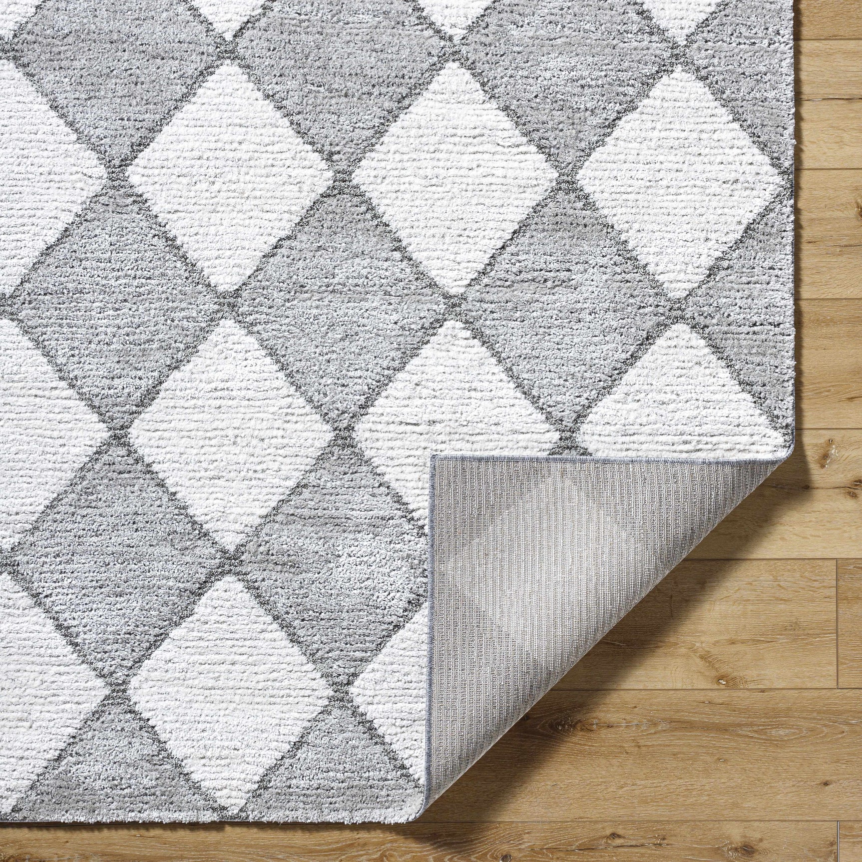 Aideen Gray Shag Area Rug - Clearance - Ornate Home