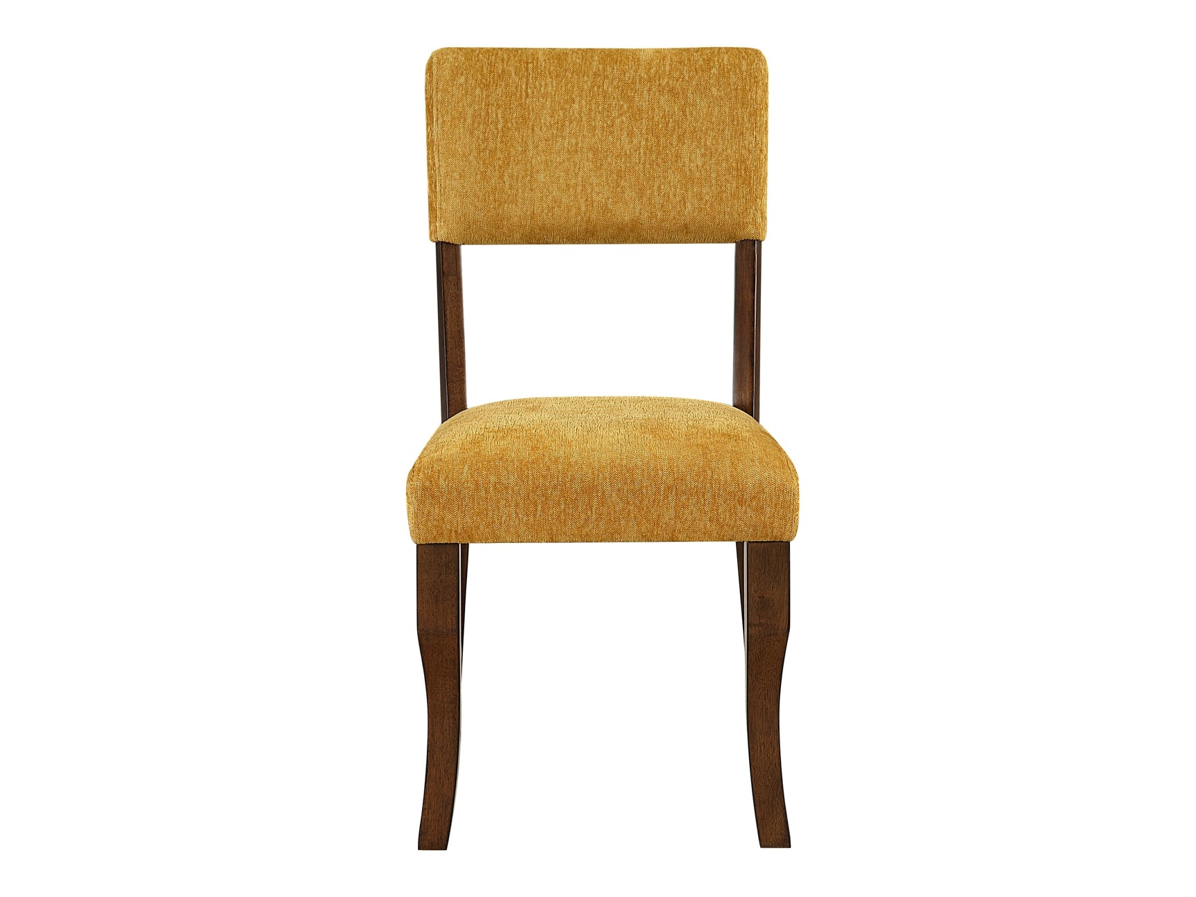 Aiden Mustard/Brown Side Chair (Set of 2) - Ornate Home