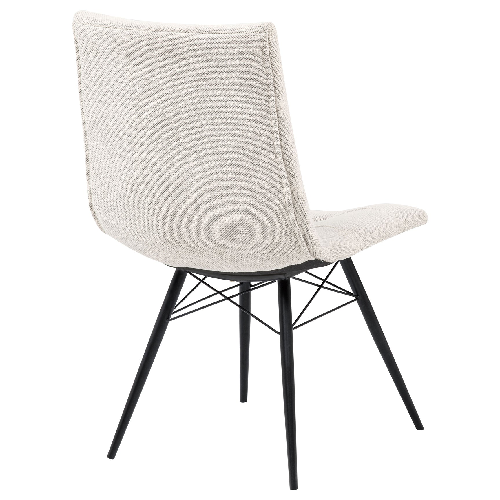 Aiken Saddle/Stone White Fabric Upholstered Dining Side Chair (Set of 4) - Ornate Home