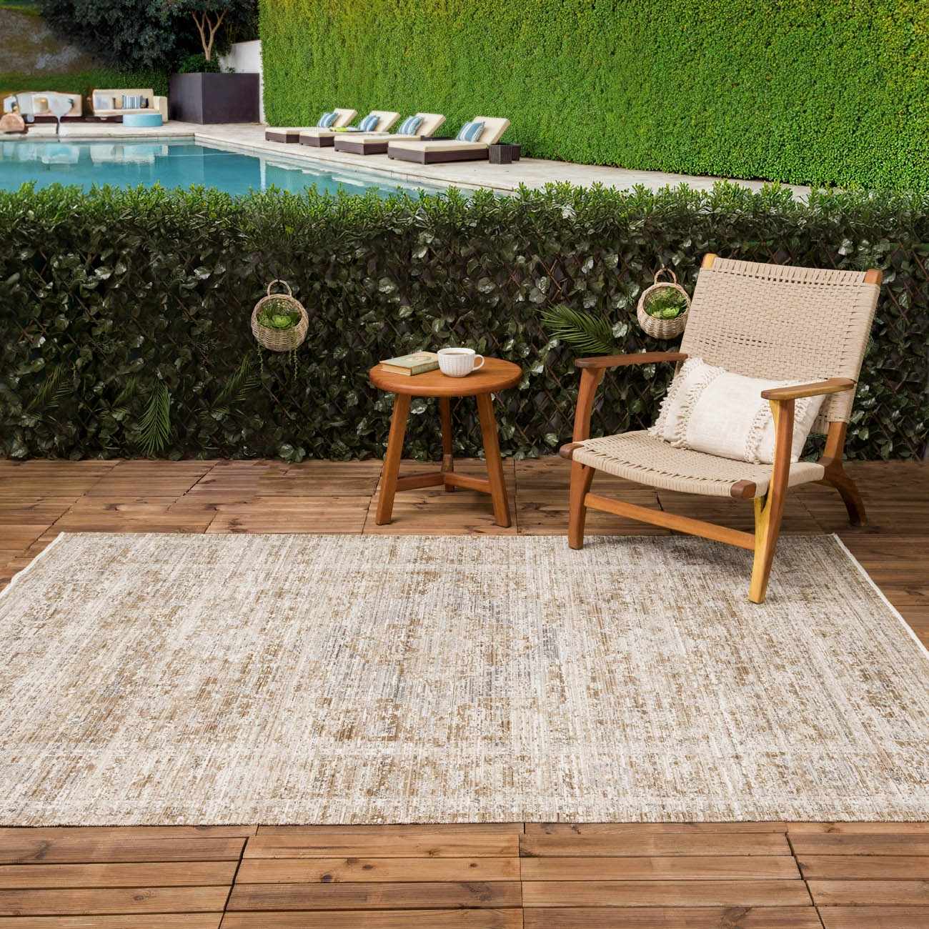 Aistys Washable Outdoor Area Rug - Clearance - Ornate Home