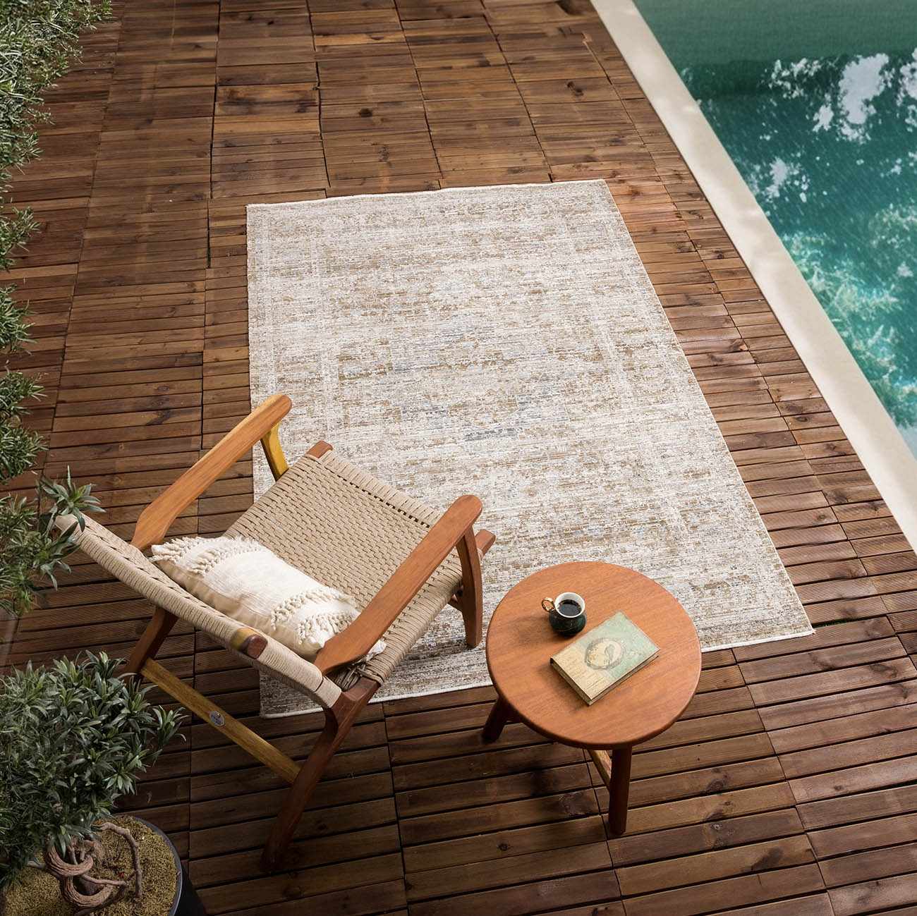 Aistys Washable Outdoor Area Rug - Clearance - Ornate Home