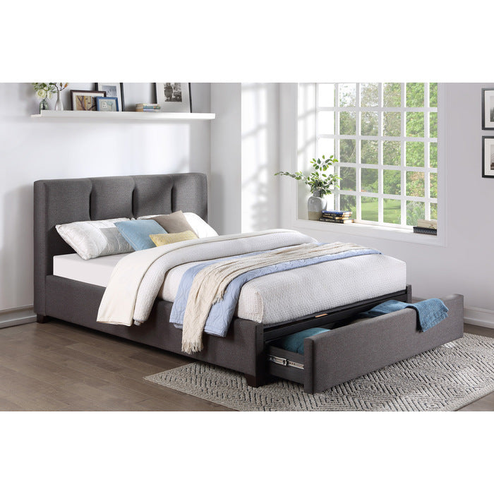 Aitana Graphite California King Platform Bed - Ornate Home